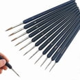 thumbnail image 1 of De Brush, 11 Pcs Bru For Acrylic Oil Art De Brush Set (00000 And 7), 1 of 5