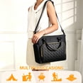 thumbnail image 6 of AUXDIQ 11L Insulated Cooler Bag Leakproof Cooling Tote Thermal Lunch Bag Black, 6 of 6
