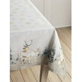 thumbnail image 4 of Maison d' Hermine Deer in The Woods 100% Cotton Tablecloth for Kitchen Dining | Tabletop | Decoration | Parties | Weddings | (Square, 60 Inch by 60 Inch)., 4 of 6