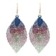 thumbnail image 2 of Xihbxyly Pendientes Bohemios de Doble Capa con Hojas Huecas Multicolores, Accesorios para Mujer, 2 of 2