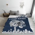 thumbnail image 6 of Custom Dallas Blanket Personalized Throw Blankets Name and Number for Men Women Boy Football Style Decor Gifts, 6 of 6