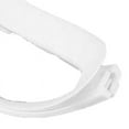 thumbnail image 4 of Gafas de natación de alta calidad con montura grande, resistentes al agua y a la niebla, de alta definición, para hombres y mujeres, color blanco, 4 of 12