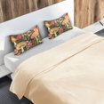 thumbnail image 5 of Yayeee Pillowcase Standard Size Set of 2 Satin Wrinkle Resistant Pillow Case, Colorful Mushroom, 5 of 7