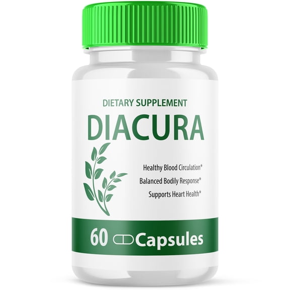 Diacura Blood Balance Support Pills Advanced Formula Vitamin Supplement 60 Capsules