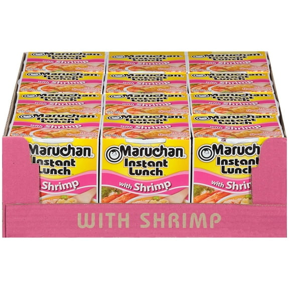 Maruchan Instant Lunch Shrimp Flavored Ramen Noodles, 2.25oz