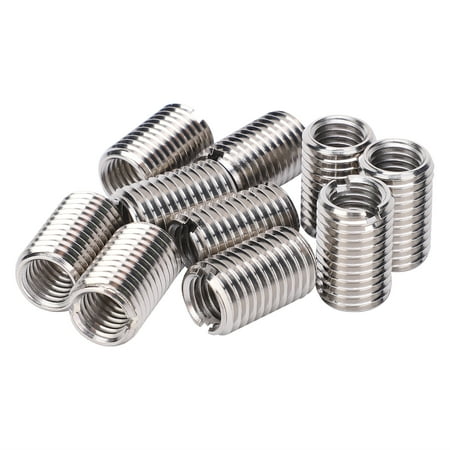 

10Pcs Thread Inserts Reducing Nut Repair Tool 303 Stainless Steel Male Female Fastener Hardware