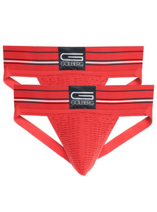 Mlqidk Men's Jockstraps Athletic Supporters 4-Pack Cotton Work Out