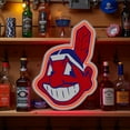 thumbnail image 2 of Queen Sense 16"x12" Clevelands Sports League Indians LED Neon Sign for Wall Decor Dimmable USB Powered LED Light W116CILVVD-5VLED, 2 of 5
