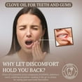thumbnail image 3 of Organic Clove Essential Oil – 100% Pure, USDA Certified Clove Bud Oil for Teeth & Gums, Toothache Relief, Hair Growth, 3 of 8