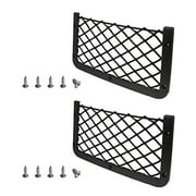 JAVOedge [2 Pack], Large ABS Plastic Frame with Stretchable Mesh Net, Screws Included for Secure Fit in Auto, RV, Home, Marine