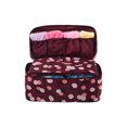 thumbnail image 3 of JeashCHAT Portable Pattern Travel Underwear Bra Storage Box Storage Bag, 3 of 7