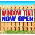 thumbnail image 1 of Window Tint Now Open 13 oz Vinyl Banner With Metal Grommets, 1 of 4