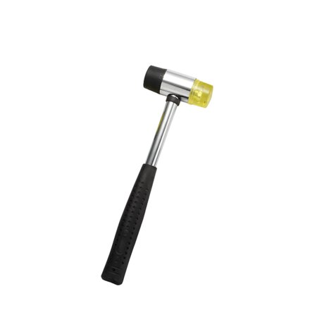 Multifunctional Double Face Rubber Hammer with Plastic Coated Grip Mallet Detachable Household Hand Leather Wood Crafts DIY