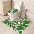 thumbnail image 4 of Boovnll Bathroom Rugs Set of 3, Super Soft & Absorbent Solid Color Plush Toilet Mat, Bath Mat Non-Slip Backing Quickly Drying for Bathroom, Kitchen, Pool, Bath Mats for Bathroom, 4 of 8