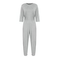 thumbnail image 3 of Hansber Adaptive Jumpsuit for Elderly Women Special Needs with Double Side Zippers Anti-Strip Easy Dress Grey M, 3 of 7