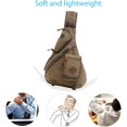 thumbnail image 5 of Greenunisex Bolso de Pecho Bolso de Lona Bolso de Hombro Hombres Satchel Sling Bolso Bandolera Bolso de Hombro para Gimnasio al Aire Libre Viajes Camping Ciclismo Negocios, 5 of 5