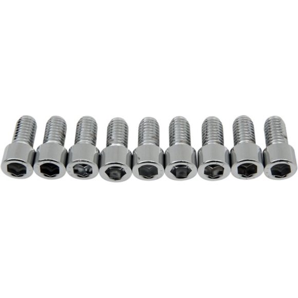 Drag Specialties 3/8"-16 x 3/4" Coarse Thread Smooth Socket Head Bolts