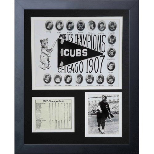 Legends Never Die 1907 Chicago Cubs Team Framed Memorabilia