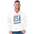 thumbnail image 4 of United States of Awesome Patriotic Hoodie Sweatshirt Women Men Brisco Brands L, 4 of 6