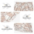 thumbnail image 3 of Women's Silk Pajama Shorts Cute White Monkey Pajama Shorts Women's Casual Pajama Shorts with Pockets, 3 of 6