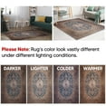 thumbnail image 4 of Keen Home Design Machine Washable Area Rugs with Non-slip Backing, Ideal for Hallway, Living Room, Bedroom, Kitchen and Laundry Room, Vintage Moroccan and Low Pile Rug - ( 2'6'' x 10'), 4 of 9