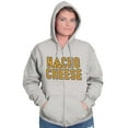 thumbnail image 3 of Nacho Cheese Funny Food Carbs Snacks Zip Up Hoodie Men's Women's Brisco Brands L, 3 of 6