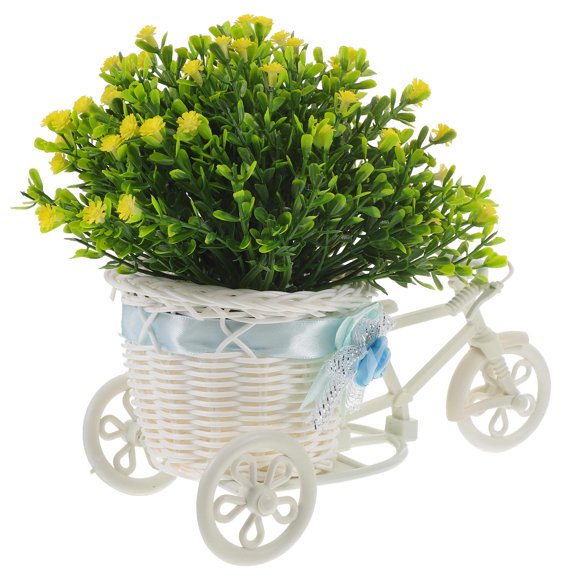 CRILSTYLEO Bonsái Artificial Amarillo Para Fácil Y Sin Mantenimiento En Interiores