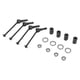 thumbnail image 3 of Eje de transmisión RC Acero duro Resistencia al desgaste Eje de transmisión CVD RC para Traxxas Maxx para WideMaxx y otros autos 1/10 RC Negro, 3 of 10
