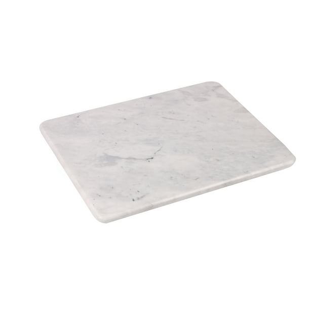 MultiPurpose Pastry Marble Cutting Board, White