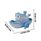 thumbnail image 4 of Juguetes de baño con forma de barco pequeño para niños | Juguetes flotantes de baño para bebés, material ABS | Colores brillantes, seguros y duraderos | Desarrollo temprano de habilidades moto, 4 of 5