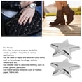 thumbnail image 3 of Sturdy Metal Construction Star Rivets, Secure Fastening Zinc Alloy Rivets for Leather, Easy Installation Metal Rivets for Leathercraft, Multi Purpose Star Rivets for Clothing, 3 of 7