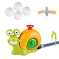 thumbnail image 2 of 2 in 1 Helicopter and Snail Water Sprinkler Baseball Toy Set for Kids with 2 Sprinkler Heads, Outdoor Spray Backyard Lawn Garden Summer Water Party Game, 2 of 12