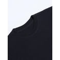 thumbnail image 4 of Camiseta con gráfico de la bandera estadounidense patriótica del 4 de julio, gafas de moda, negra con estampado de estrellas y rayas rojas, blancas y azules, unisex, informal, de manga corta y cuello, 4 of 6