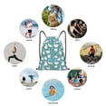 thumbnail image 6 of Honeii Cartoon Funny Goose Print Drawstring Backpack,Drawstring Bags String Backpack Gym Cinch Sack Backpack Sport Bag Draw-Small, 6 of 6