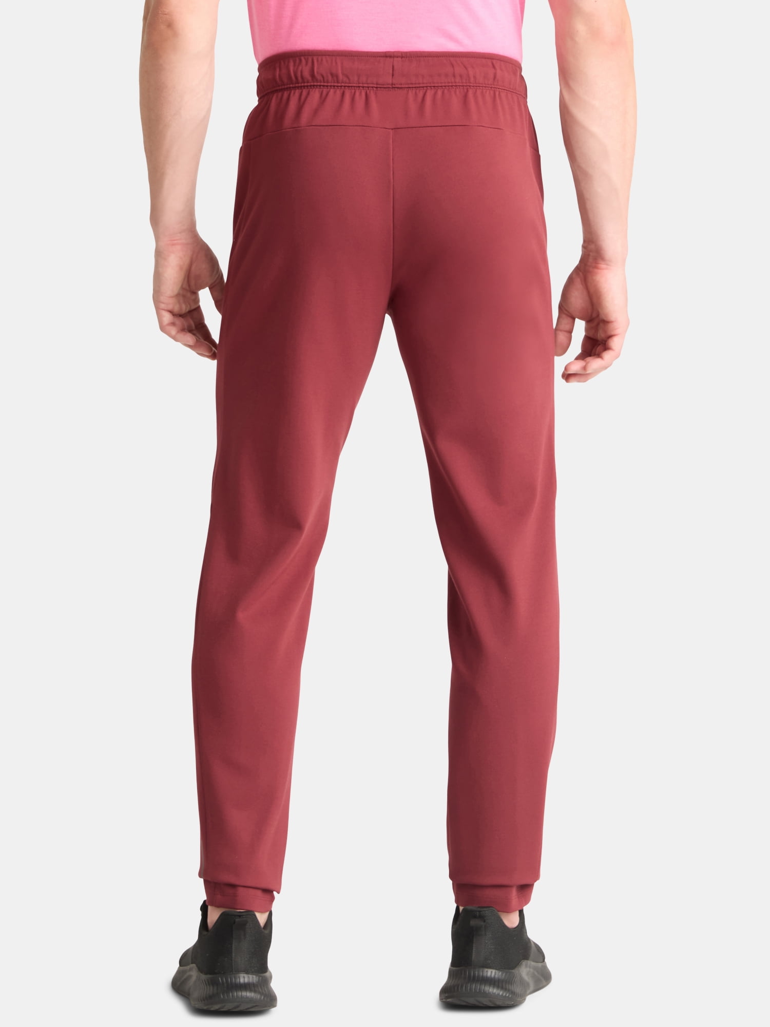 Athletic Works Men's and Big Men's Slim Knit Pants, 30" Inseam, Sizes XS-4XLT