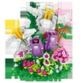 thumbnail image 4 of Blocks City Creativity Immortal Flower Blossoms Succulent Plant Mni Building Bricks DIY MOC Assembly Toys For Girls Gift 220826, 4 of 7