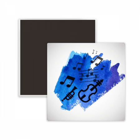 

Music Blue BackgroundStreet Illustrate Square Ceracs Fridge Magnet Keepsake Memento