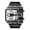White, variant on Mens Quartz Wristwatch with Square Dial, Stylish Casual Wear Square Dial Watch for Men