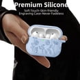 thumbnail image 4 of Comvin Compatible with AirPods Pro 3 Case Cover with Cleaner Kit, Cute Flower Engraved Silicone Protective Case for Apple Airpods Pro 3rd Generation (2025), 4 of 9