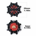 thumbnail image 2 of Chaussures 14PCS Pointes de Remplacement Épingles à Crampons Noires et Rouges, 2 of 8
