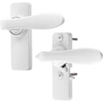 thumbnail image 1 of in-Swinging Storm Door Handle Set \u for Inward-Opening Storm Screen Doors ONLY \u Surface Mount Locking Inside Latch, 1 of 8