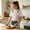 3#, variant on Aufmer Daily Cooking Pocket Style Fabric Apron Soft Comfort Texture Wear Resistant Structure For Family Kitchen Daily Meal Making Anti Dirty Protection