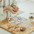 thumbnail image 7 of CheAAlet Stainless Steel Teddy Bear Cookie Cutter Set, Kitchen Baking Tools for Cake Decorating, Dishwasher Safe 5-Piece Biscuit Molds, 7 of 7