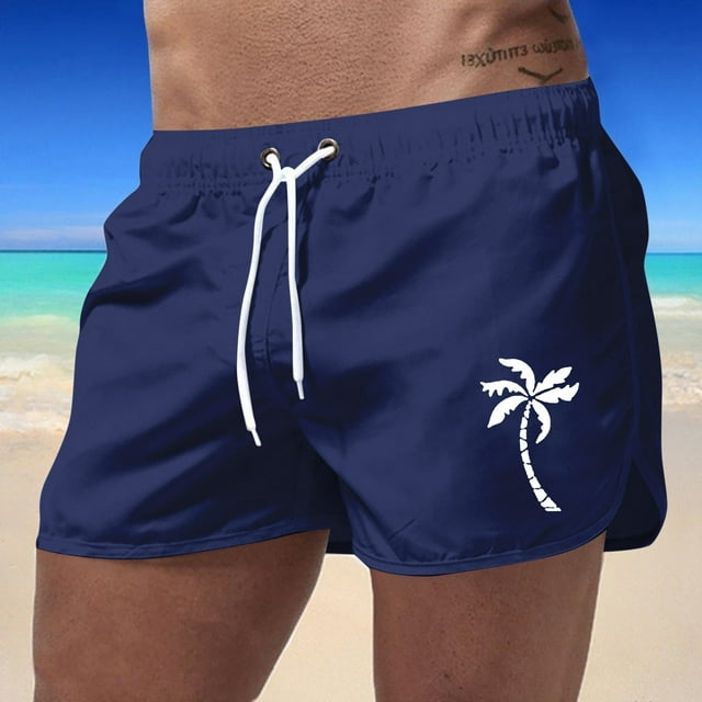 WILLBEST Short de Plage Été Homme Sport Mode Loisirs Voyage Imprimé Cocotier