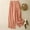 001 Orange, variant on Womens Cotton Linen Cropped Pants Elastic Waist Casual Wide Leg Trousers Solid Color Beach Pants