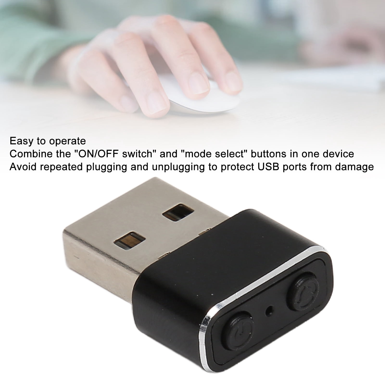 Déplaceur De Souris Automatique USB - Empêche La Mise En Veille, Compact, Compatible Tout OS