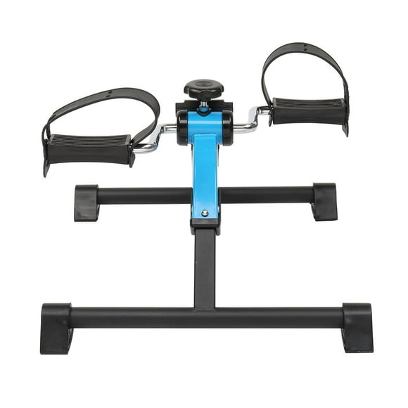 Medical Folding Pedal Exerciser with Electronic Display for Legs and Arms Workout