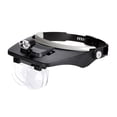 thumbnail image 3 of Lupa De Banda Para La Cabeza Con 2 Lámpara LED Auriculares Lupas Visera De Lupa SM SunniMix Lupa ajustable, 3 of 6