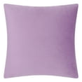 thumbnail image 4 of JWH Handmade Decorative Soft and Smooth Velvet Lumbar Pillow Case Covers for Simple Decor 18x18inch Lilac, 4 of 7