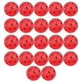 thumbnail image 1 of FELTECHELECTR Juego de 22 pelotas de plástico de tamaño oficial para practicar en canchas interiores y exteriores (rojas), 1 of 6